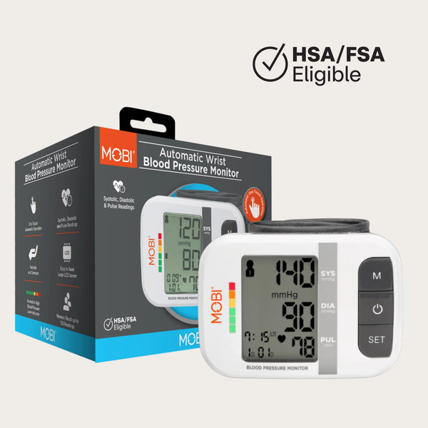 MOBI BLOOD PRESSURE MONITOR WRIST