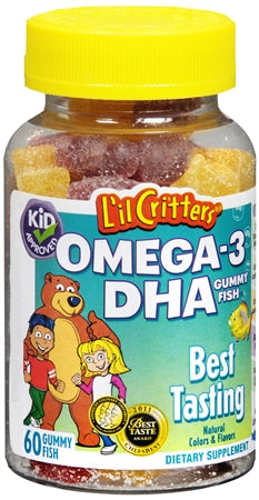 L il Critters Omega 3 Gummy Fish 60 Gummies