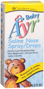 Ayr Baby Saline Nose Spray/Drops 30 mL