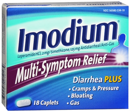 Imodium Multi-Symptom Relief Caplets 18 Caplets (1 Pack)