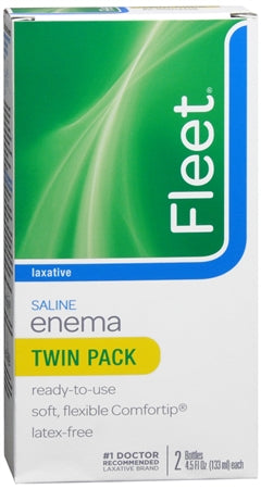 Fleet Saline Enema Twin Pack 9 oz (1 Pack)