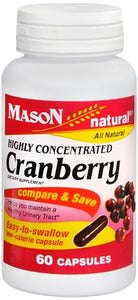 Mason Natural Cranberry Capsules 60 Capsules