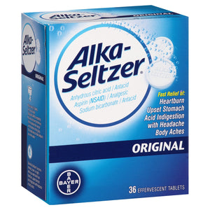 Alka Seltzer Heartburn Relief and Antacid Reducer Original Tablets - 36ct