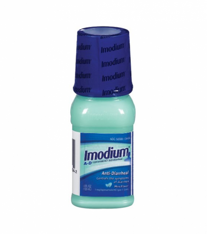 Imodium A-D Liquid Mint Flavor 4 oz (1 Pack)