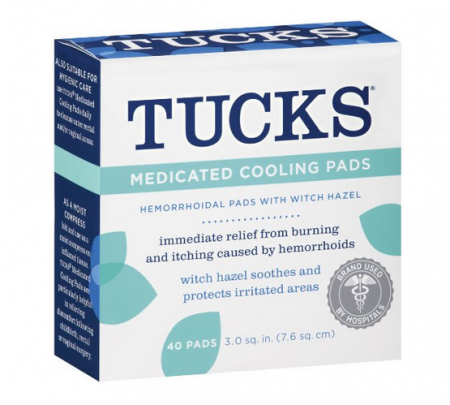 TUCKS Medicated Cooling Pads 40 Count