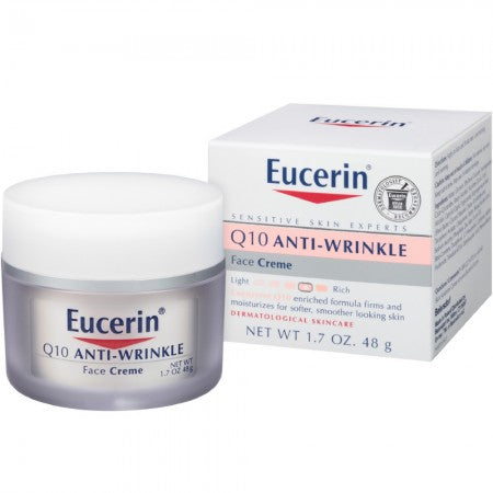 Eucerin Sensitive Skin Experts Q10 Anti-Wrinkle Face Creme 1.70 oz (1 Pack)