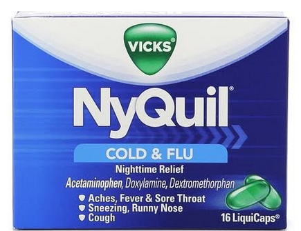 Vicks Nyquil Cold & Flu Relief LiquiCaps 16 ea