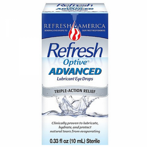 REFRESH Optive Advanced Lubricant Eye Drops 10 ml