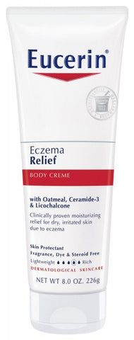 Eucerin Eczema Relief Body Creme 8 oz (1 Pack)