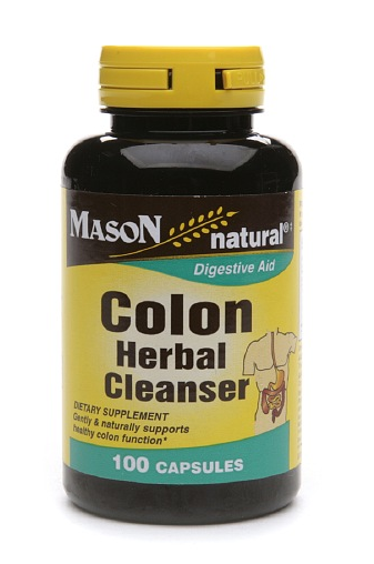 Mason Colon Herbal Cleanser Caps 500mg, 100 Capsules