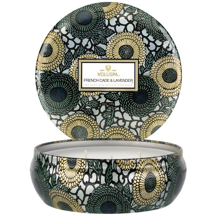 VOLUSPA - French Cade Lavender 3 Wick Candle