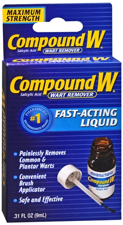 Compound W Maximum Strength, Fast-Acting Liquid 0.31 oz – Olympia