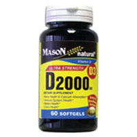 Mason Vitamin D 2000 Iu Ultra Strength Softgels  60 Ea