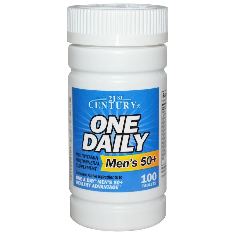 One Daily, Men's 50+, Multivitamin Multimineral, 100 Tablets
