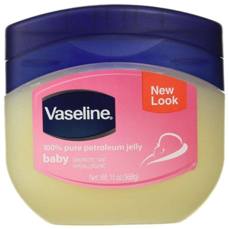 Vaseline 100% Pure Petroleum Jelly, Baby 13 oz (1 Pack)