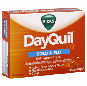 Vicks Dayquil Cold & Flu Relief 16 LiquiCaps