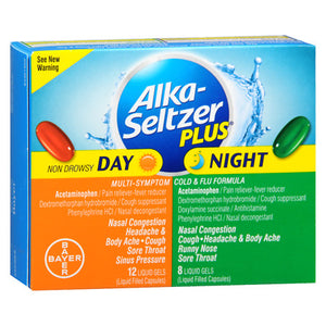Alka-Seltzer Plusr Day / Night Cold & Flu Liquid Gels 20ct