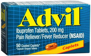 Advil 200 mg Coated Caplets (1 Pack)