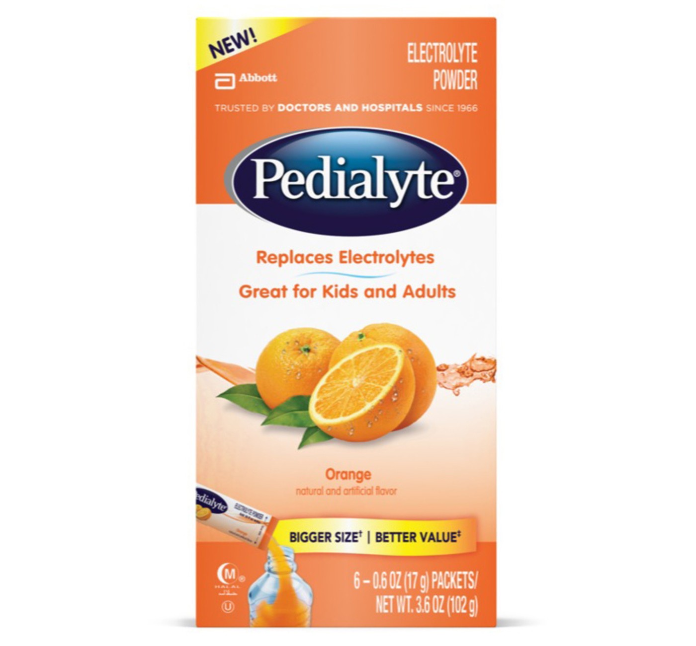 Pedialyte Powder Orange  - Large