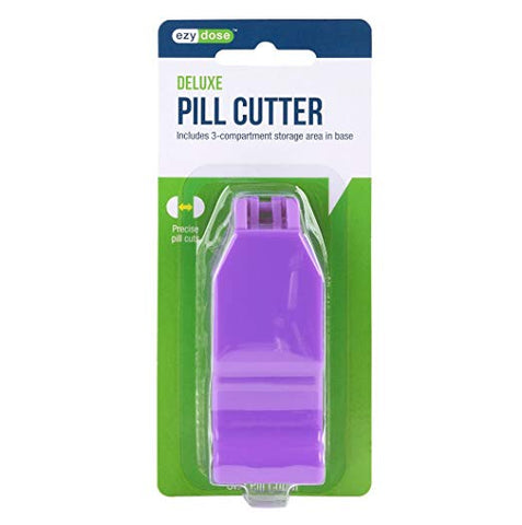 Ezy Dose Deluxe Pill Cutter with 3 storage compartments