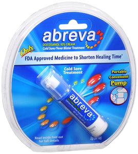 Abreva Cold Sore/Fever Blister Treatment Pump 2g
