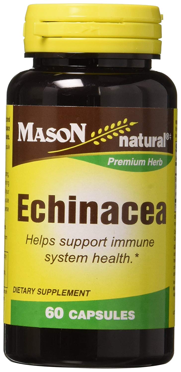 Mason Vitamins Echinacea Capsules, 60 Count