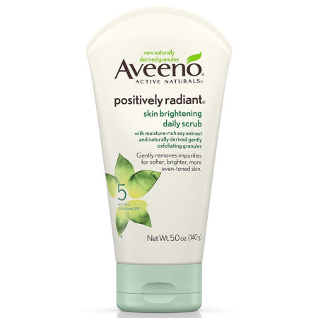 AVEENO Active Naturals Skin Brightening Daily Scrub 5 oz (1 Pack)