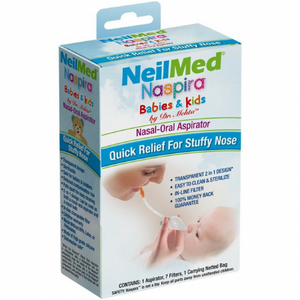 NeilMed Naspira Babies & Kids Nasal-Oral Aspirator Kit 1 ea