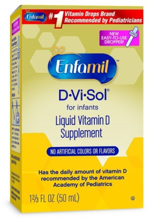 Enfamil D-Vi-Sol Vitamin D Supplement Drops 50 mL