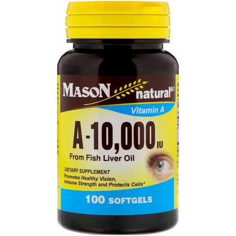 Mason Natural, A 10,000 IU, 100 Softgels