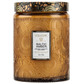 VOLUSPA - Baltic Amber Large Embossed Glass Jar Candle