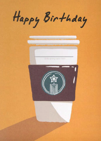 Birthday Coffee Card