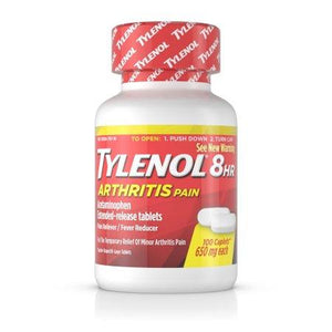 Tylenol 8 Hr Arthritis Pain, 650 mg, Caplets - 100 caplets