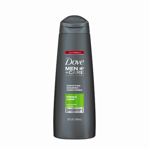 Dove - MEN+CARE FRESH & CLEAN FORTIFYING 2-IN-1 SHAMPOO