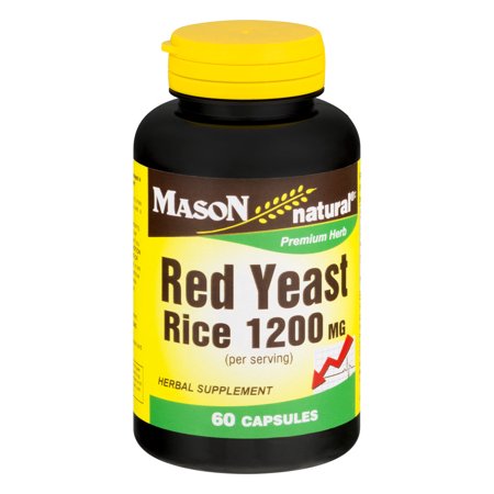Mason Natural Red Yeast Rice 1200 MG - 60 CT