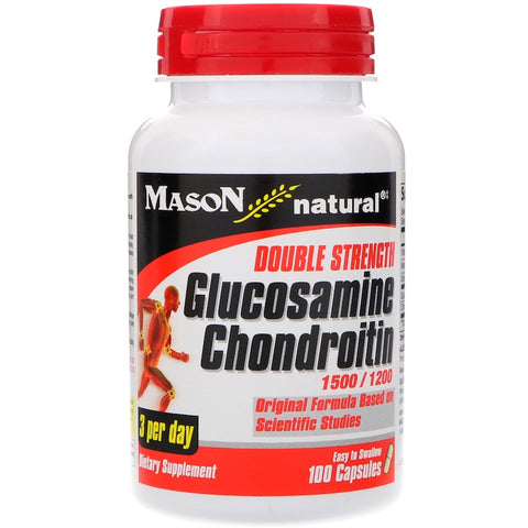 Mason Natural, Double Strength Glucosamine Chondroitin, 100 Capsules