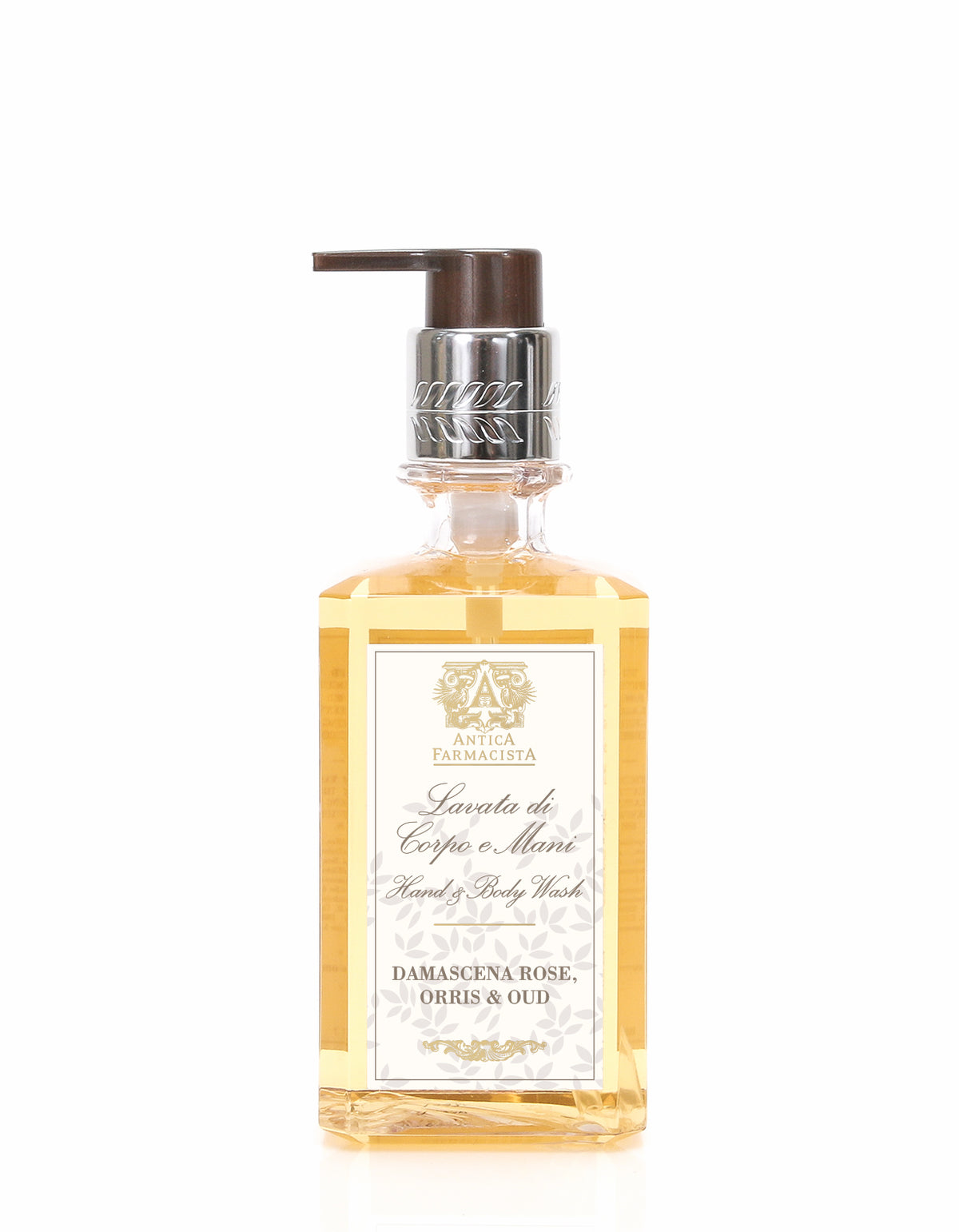 ANTICA FARMACISTA - 10 OZ HAND & BODY WASH DAMASCENA ROSE, ORRIS & OUD