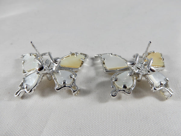 Butterfly Silver Earrings