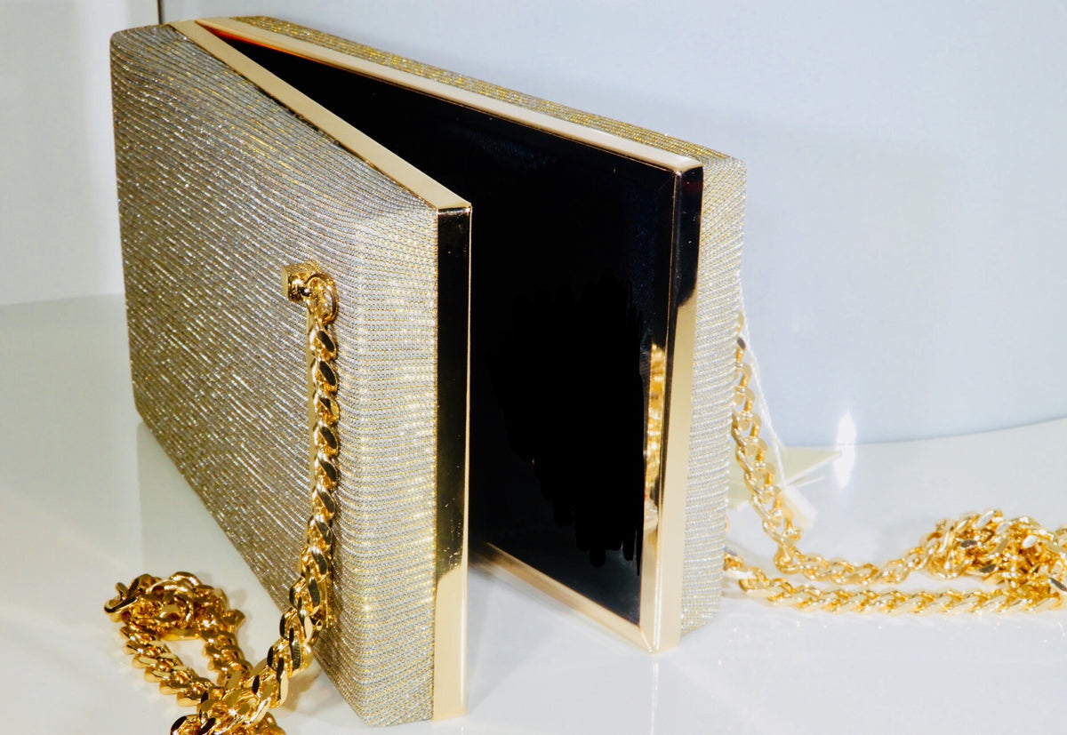 Luv me Luv Sparkle Hard Clutch