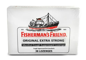 Fisherman's Friend Extra Strong Menthol Cough Suppressant Lozenges Original