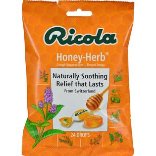 Ricola Herb Throat Drops Honey Herb - 24 Drops