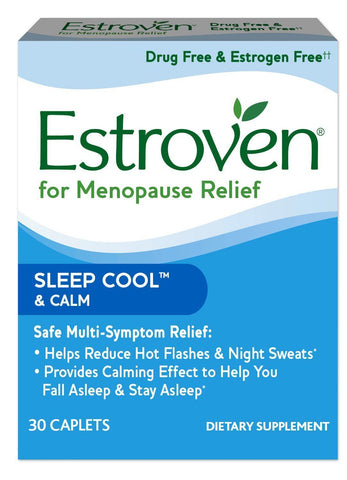 Estroven Menopause Relief Sleep Cool Dietary Supplement Caplets - 30ct